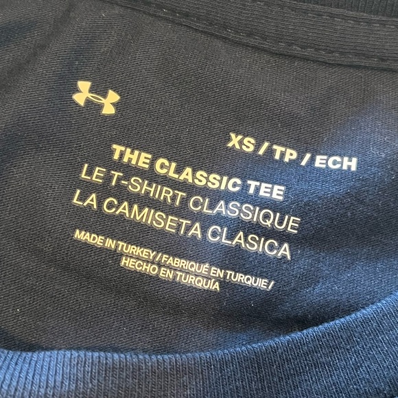 NWT Under Armour tee womens XS Freedom USA flag blue patriotic shirt the classic - Picture 6 of 11